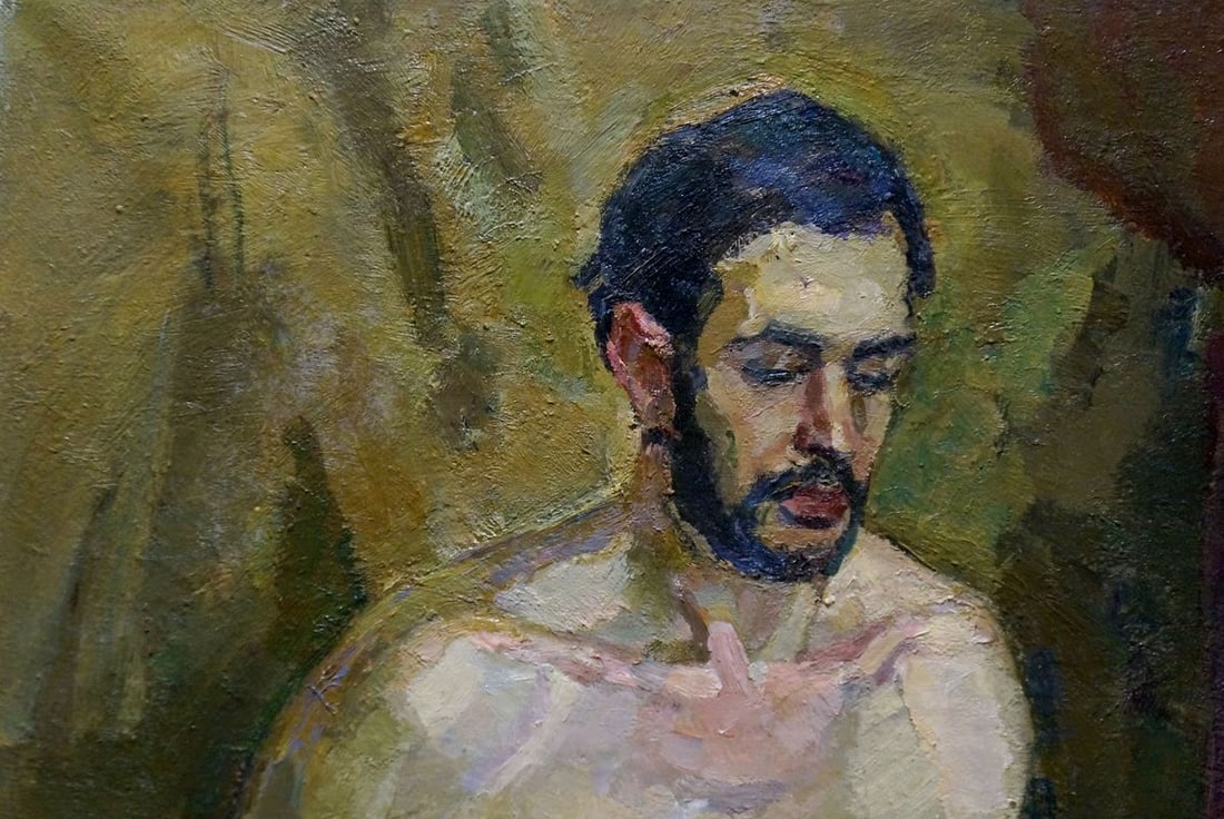 Oil painting Portrait of a Man Titarenko Daria Anatolyevna - 3
