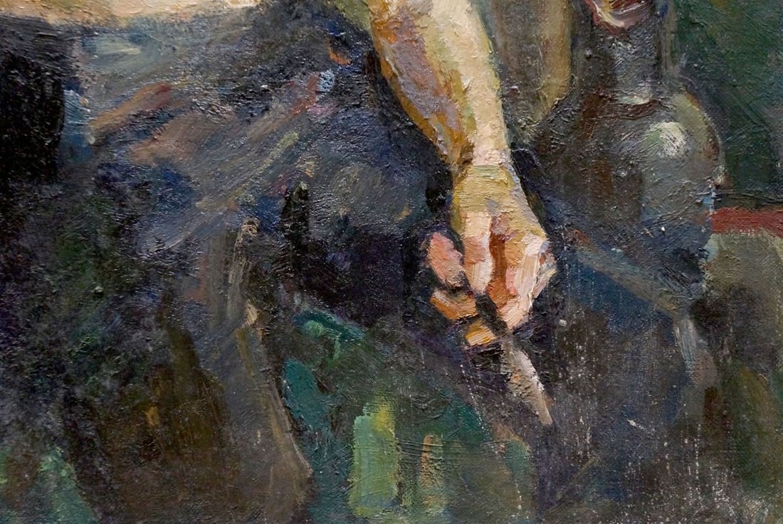 Oil painting Portrait of a Man Titarenko Daria Anatolyevna - 5