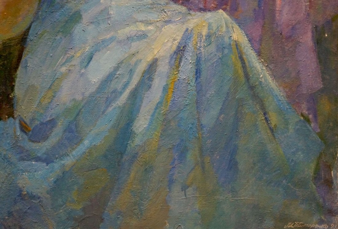 Oil painting Girl in the garden Titarenko Maria Anatolyevna - 5