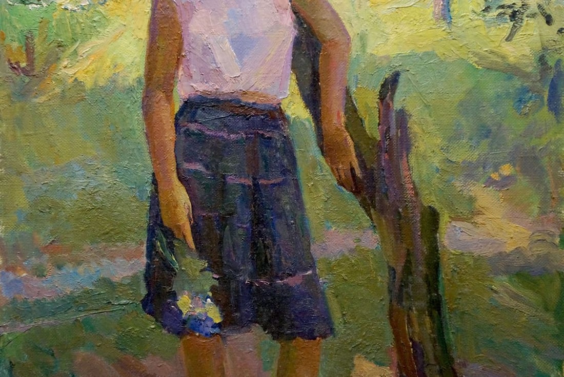 Oil painting Portrait of a girl Titarenko Daria Anatolyevna - 3