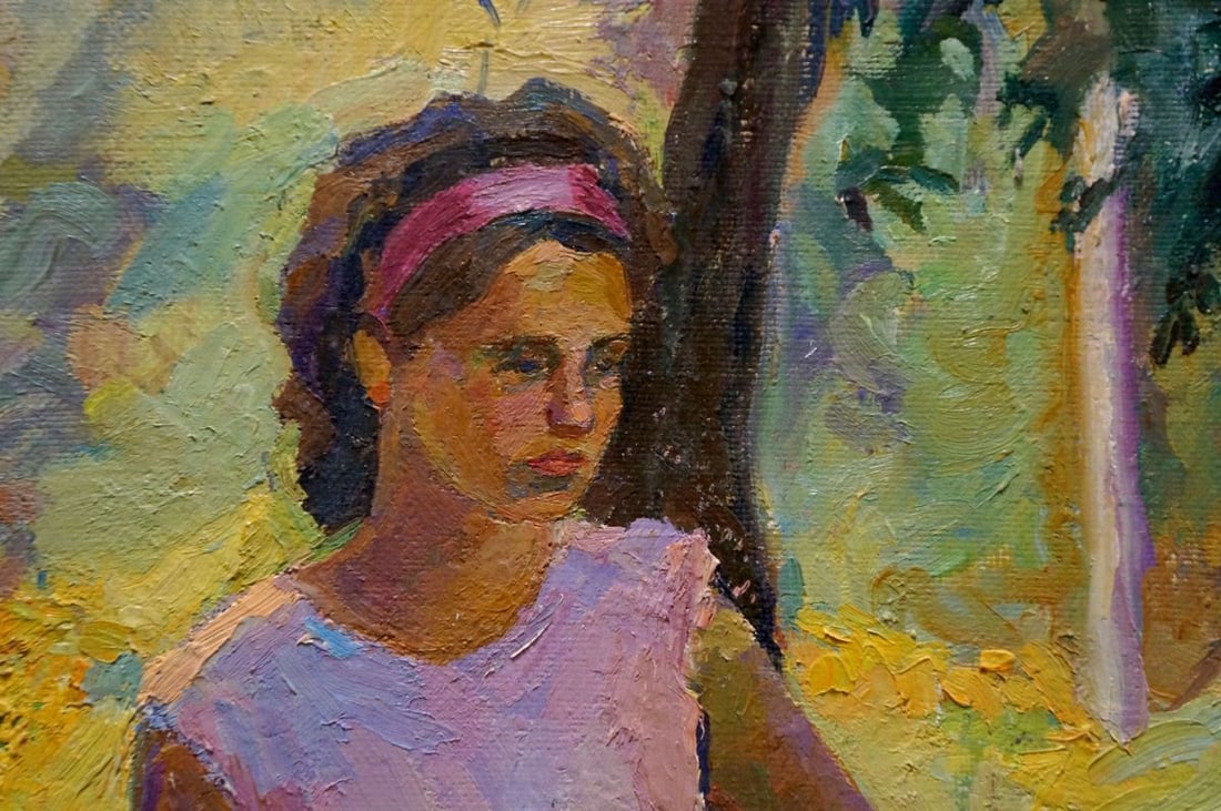 Oil painting Portrait of a girl Titarenko Daria Anatolyevna - 6