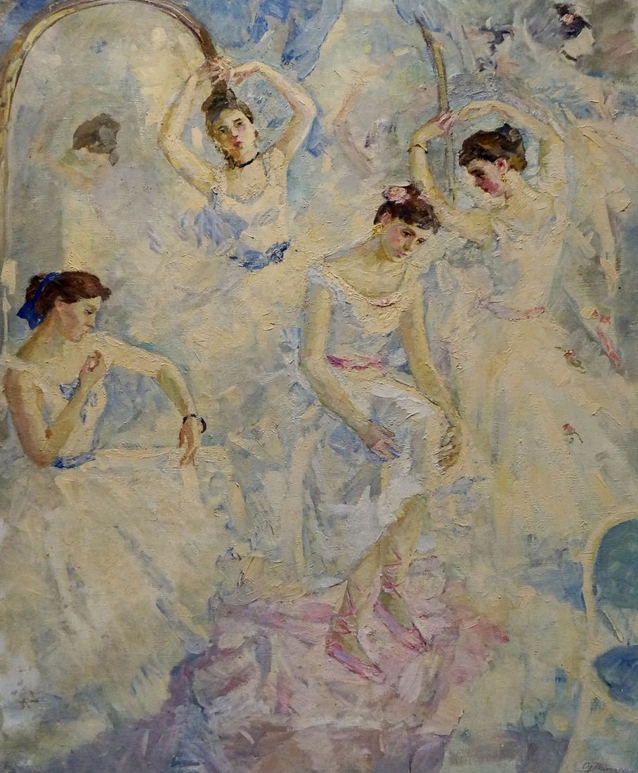 Oil painting Before going on stage Tytarenko Odarka Anatoliivna (1 of 8)