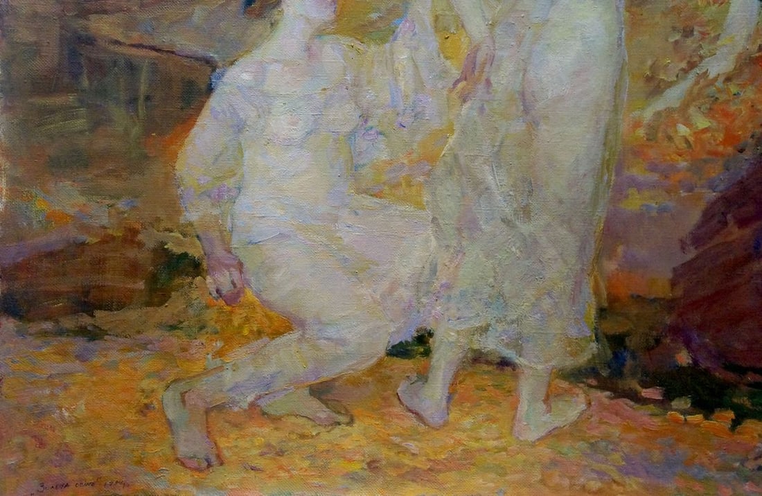 Oil painting Girls in the forest Tytarenko Odarka Anatoliivna - 2