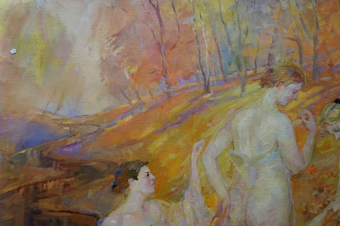 Oil painting Girls in the forest Tytarenko Odarka Anatoliivna - 3