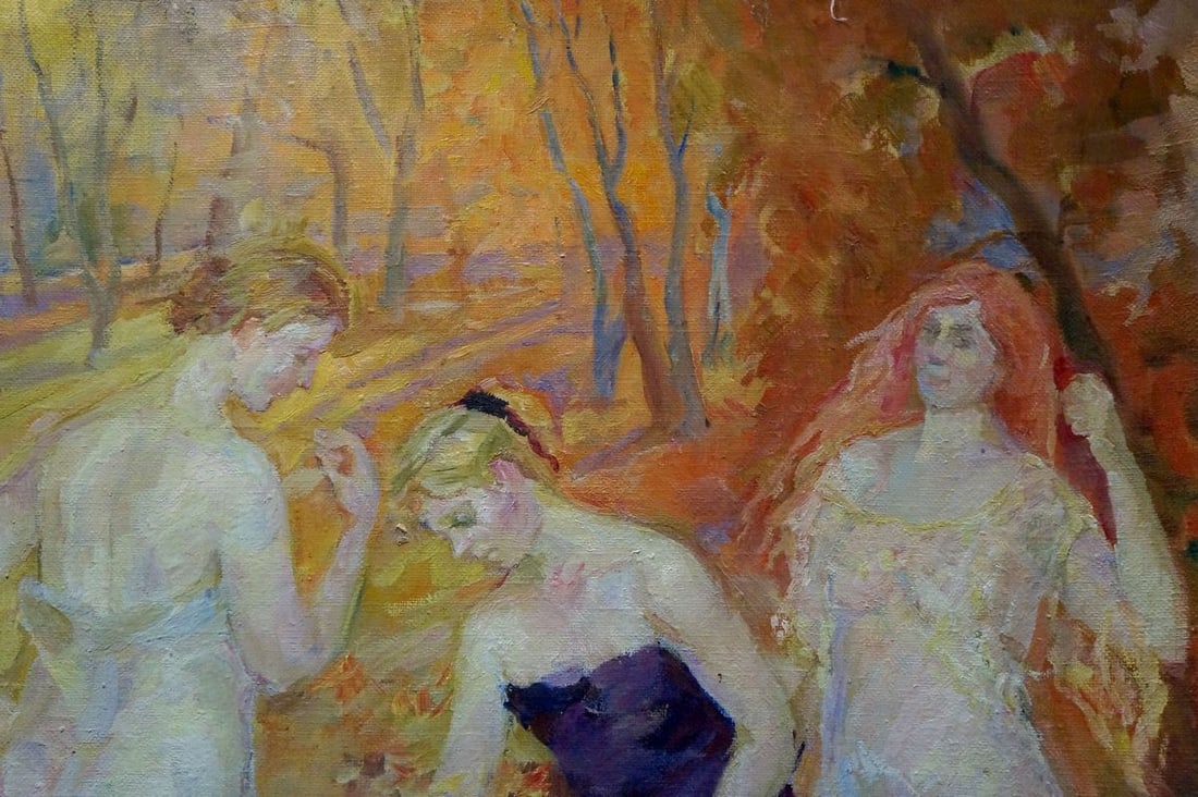 Oil painting Girls in the forest Tytarenko Odarka Anatoliivna - 4