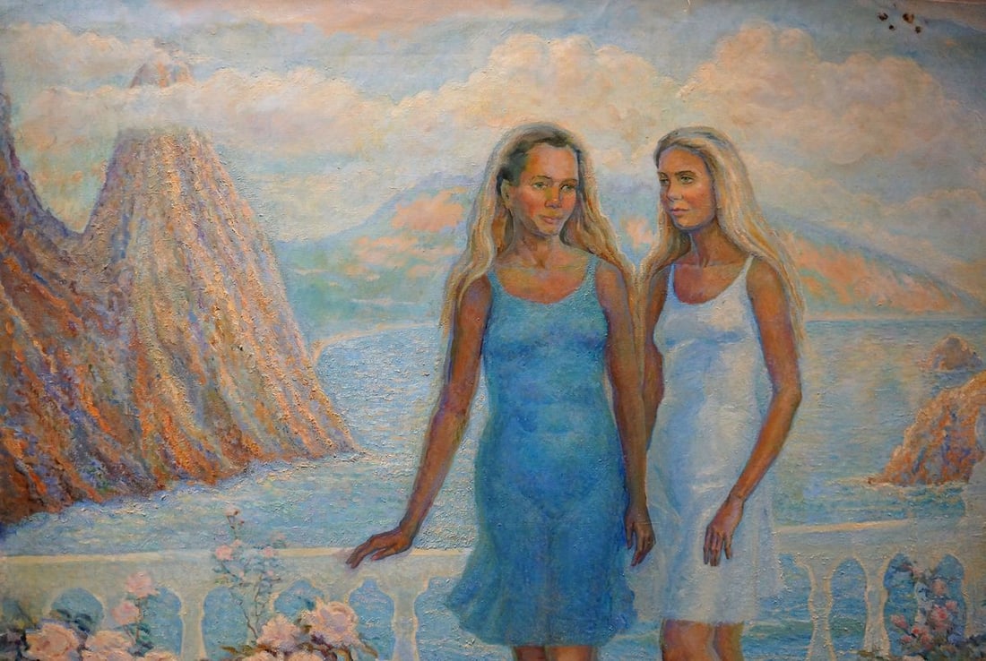 Oil painting Girls at sea Tytarenko Odarka Anatoliivna - 3