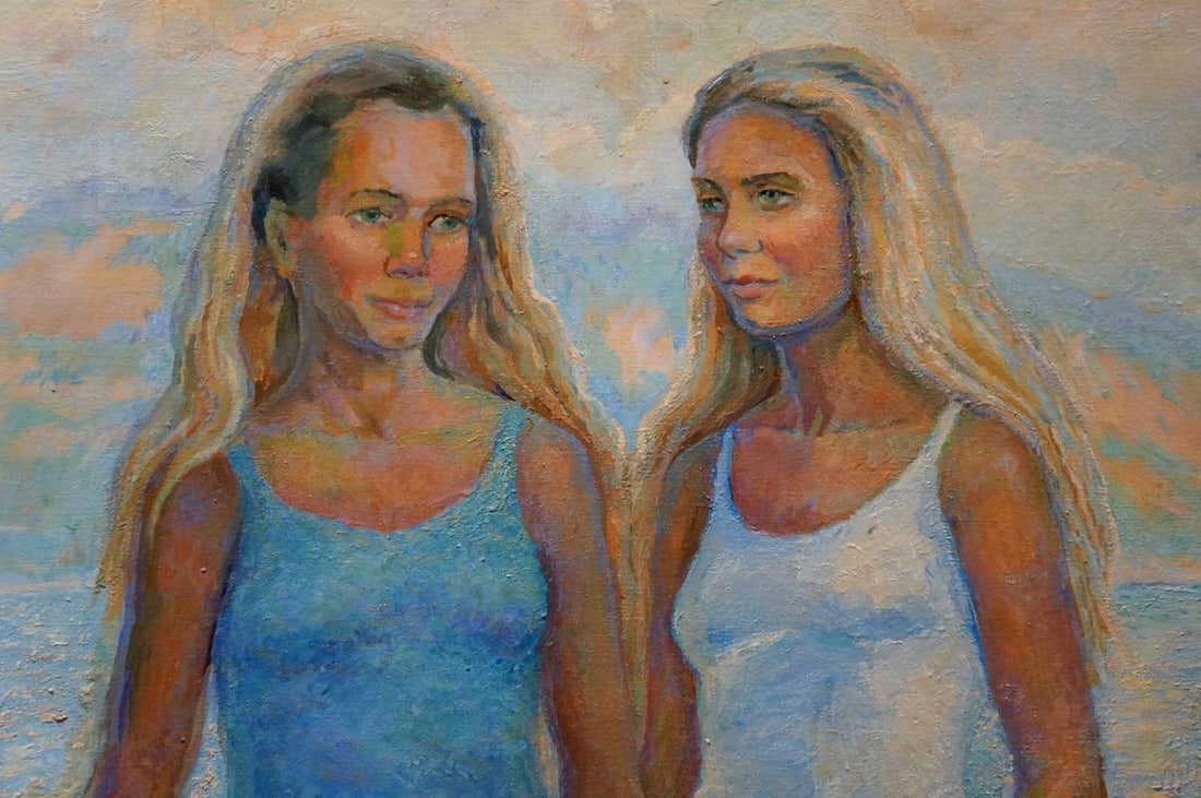 Oil painting Girls at sea Tytarenko Odarka Anatoliivna - 6