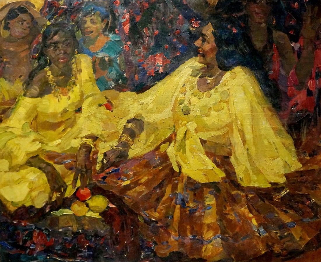 Oil painting Gypsies Titarenko Maria Anatolyevna (1 of 8)