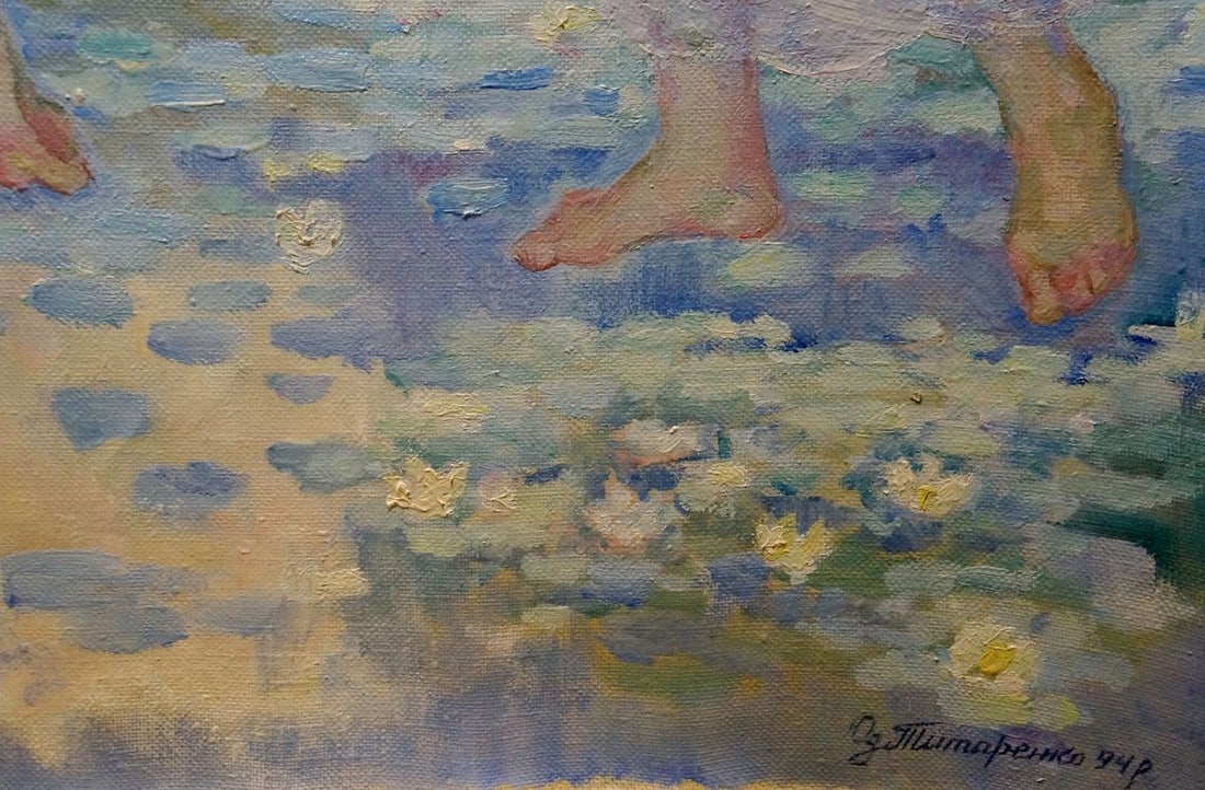 Oil painting Girls by the pond Tytarenko Odarka Anatoliivna - 6