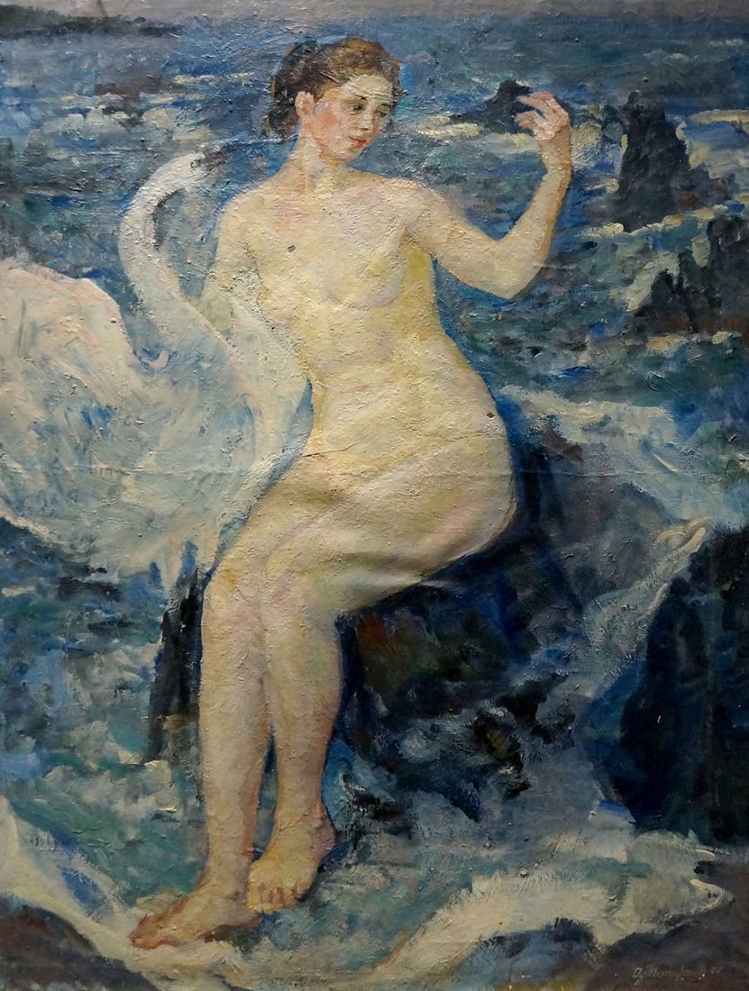 Oil painting Figure girl on the shore Tytarenko Odarka Anatoliivna: Title: Oil painting Figure girl on the shore Tytarenko Odarka Anatoliivna Description: NoVerns 1278 *** ABOUT THIS PAINTING *** * TITLE: "Figure girl on the shore" * ARTISTS: Tytarenko Odarka Anatolii