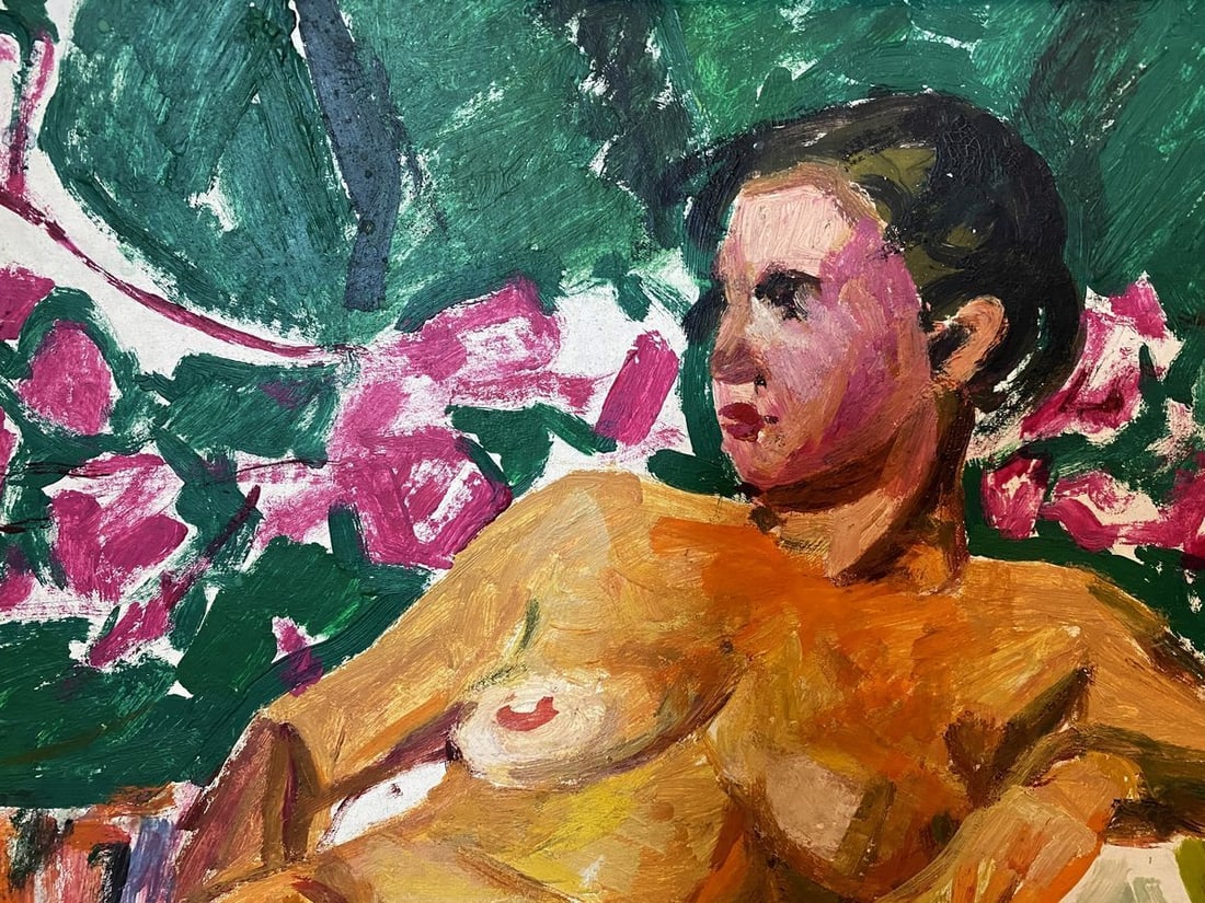 Oil painting Portrait of a Figure woman Glushchenko Nikolai Petrovich - 3