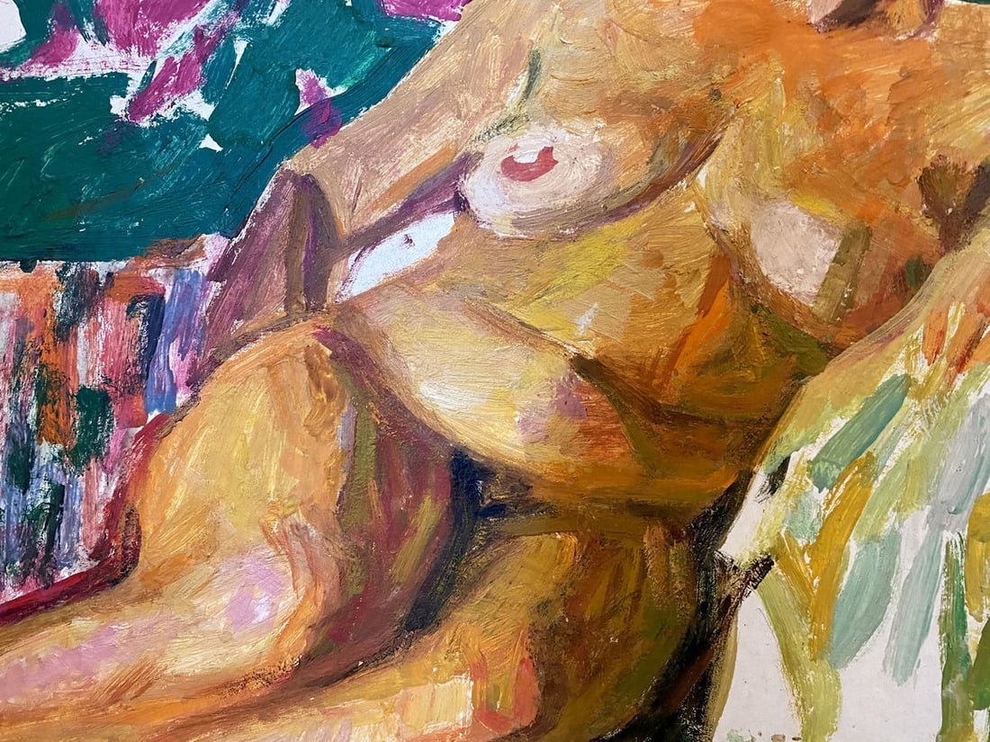 Oil painting Portrait of a Figure woman Glushchenko Nikolai Petrovich - 6