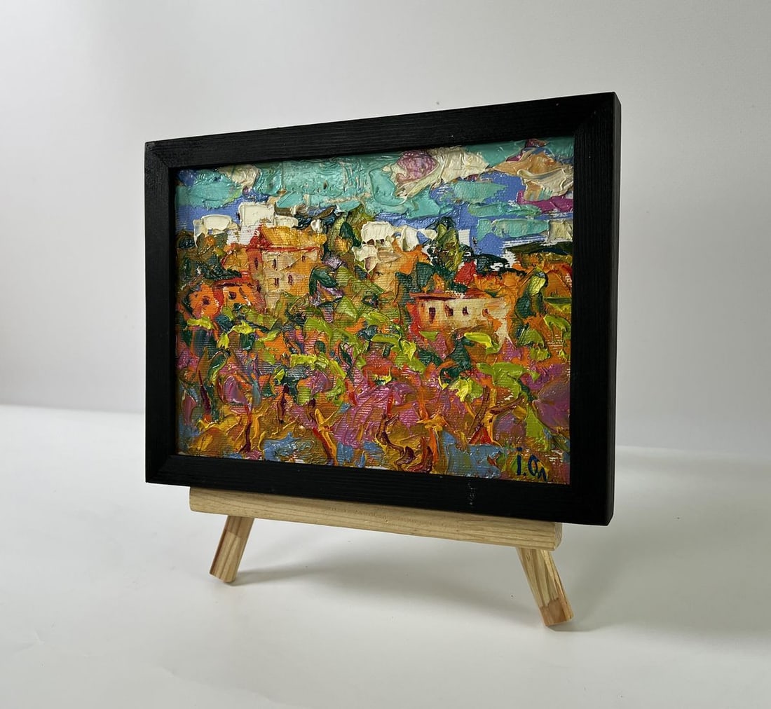 Oil painting Dynamics of the daytime city Oleksiy Ivanyuk - 2