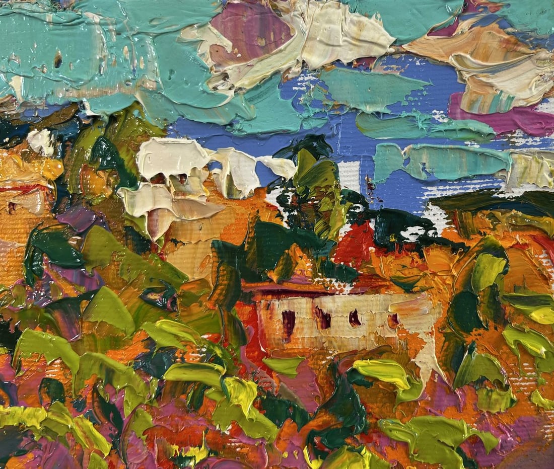 Oil painting Dynamics of the daytime city Oleksiy Ivanyuk - 7