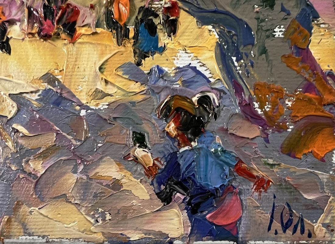 Oil painting Walk in the park Oleksiy Ivanyuk - 5