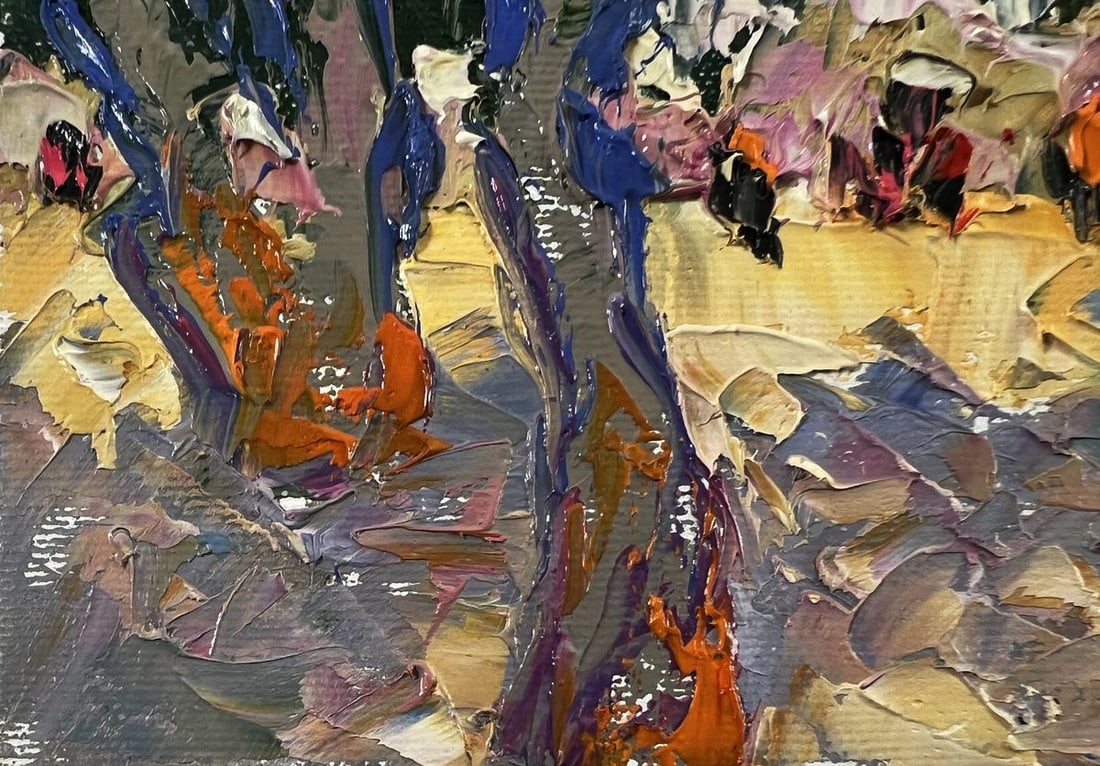 Oil painting Walk in the park Oleksiy Ivanyuk - 6