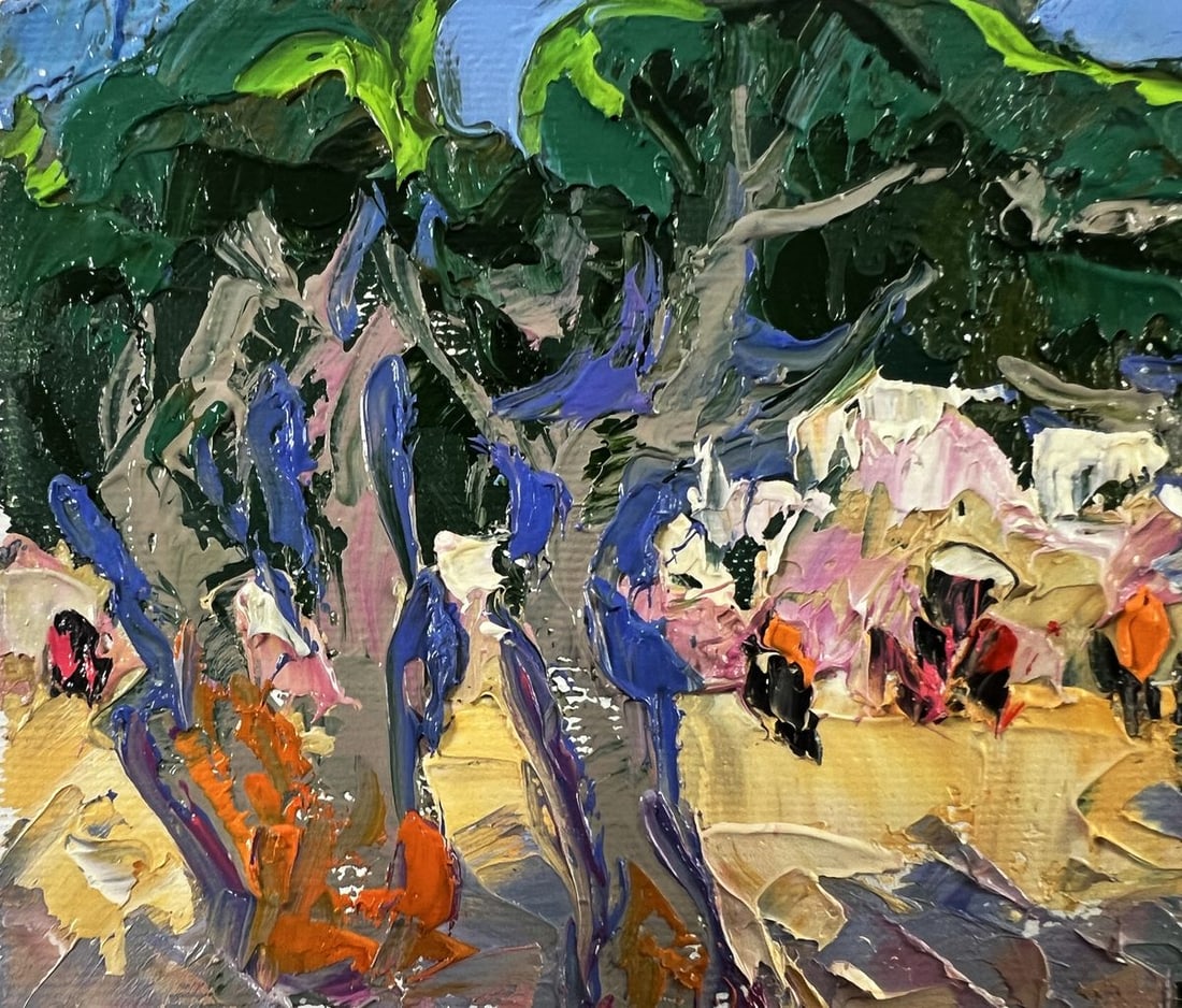 Oil painting Walk in the park Oleksiy Ivanyuk - 7