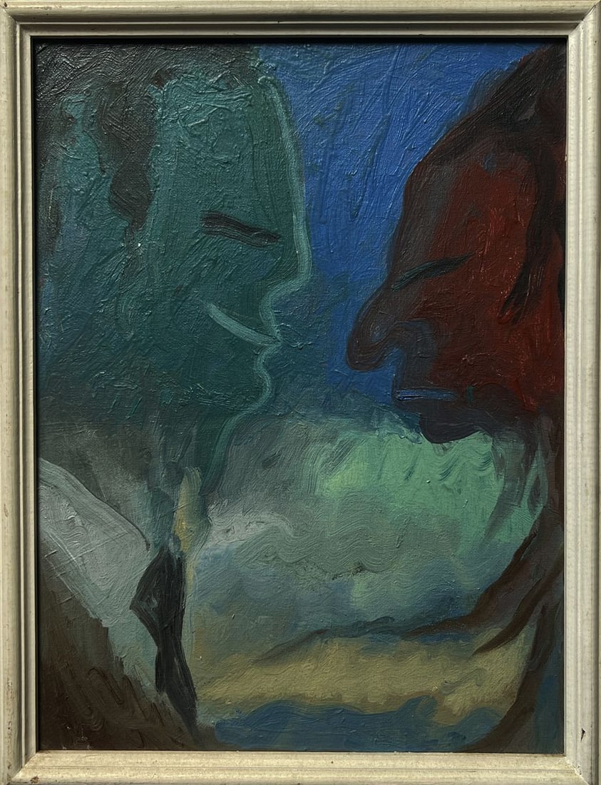 Acrylic painting A look that tells stories Oleksandr Gukalov - 3