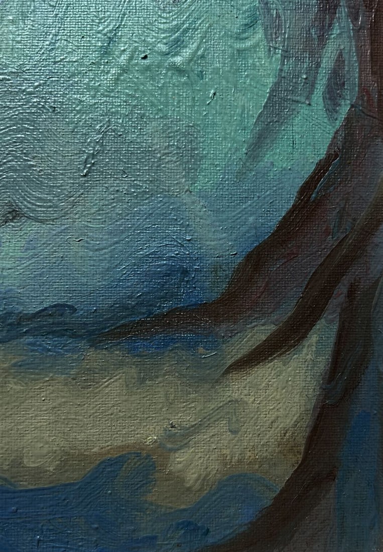 Acrylic painting A look that tells stories Oleksandr Gukalov - 7