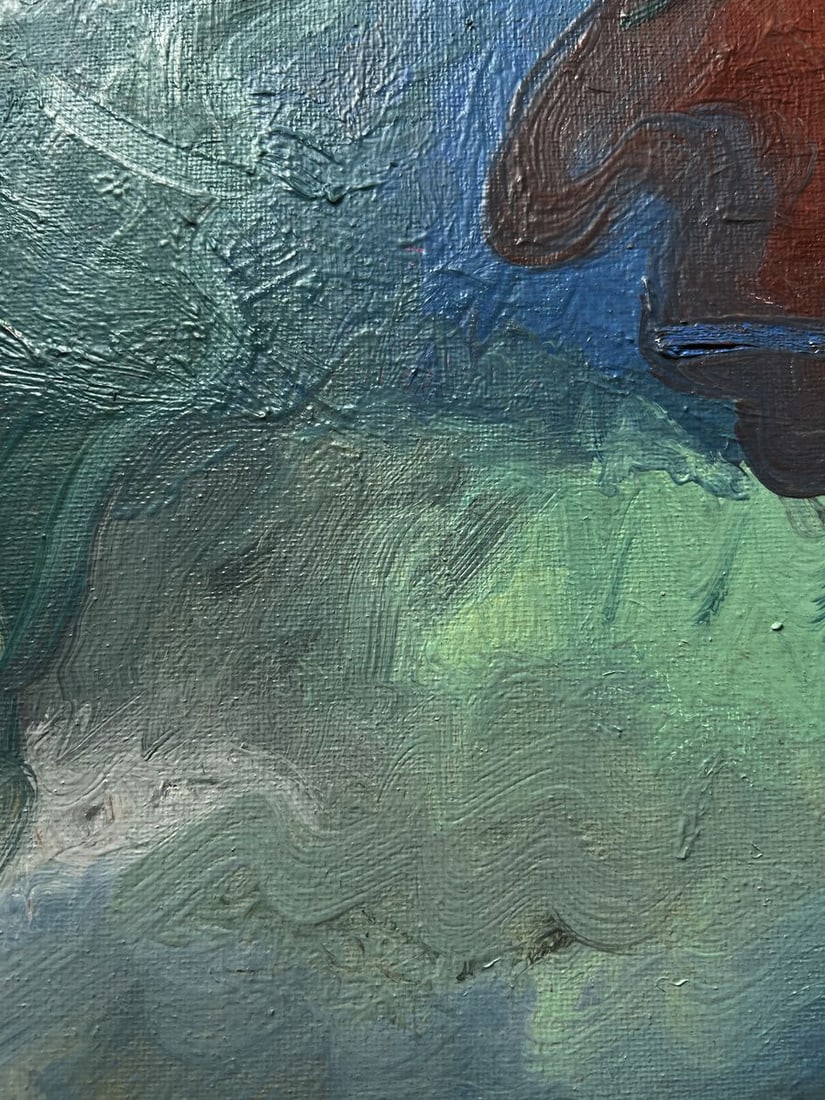 Acrylic painting A look that tells stories Oleksandr Gukalov - 8