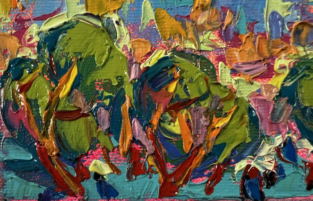 Oil painting Dynamics of the Solar City Oleksiy Ivanyuk - 6