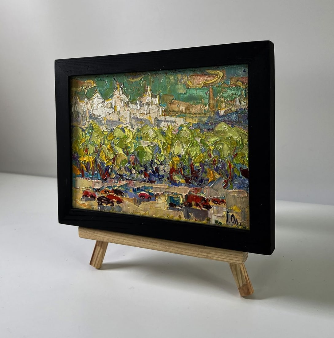 Oil painting Road outside the city Oleksiy Ivanyuk - 2