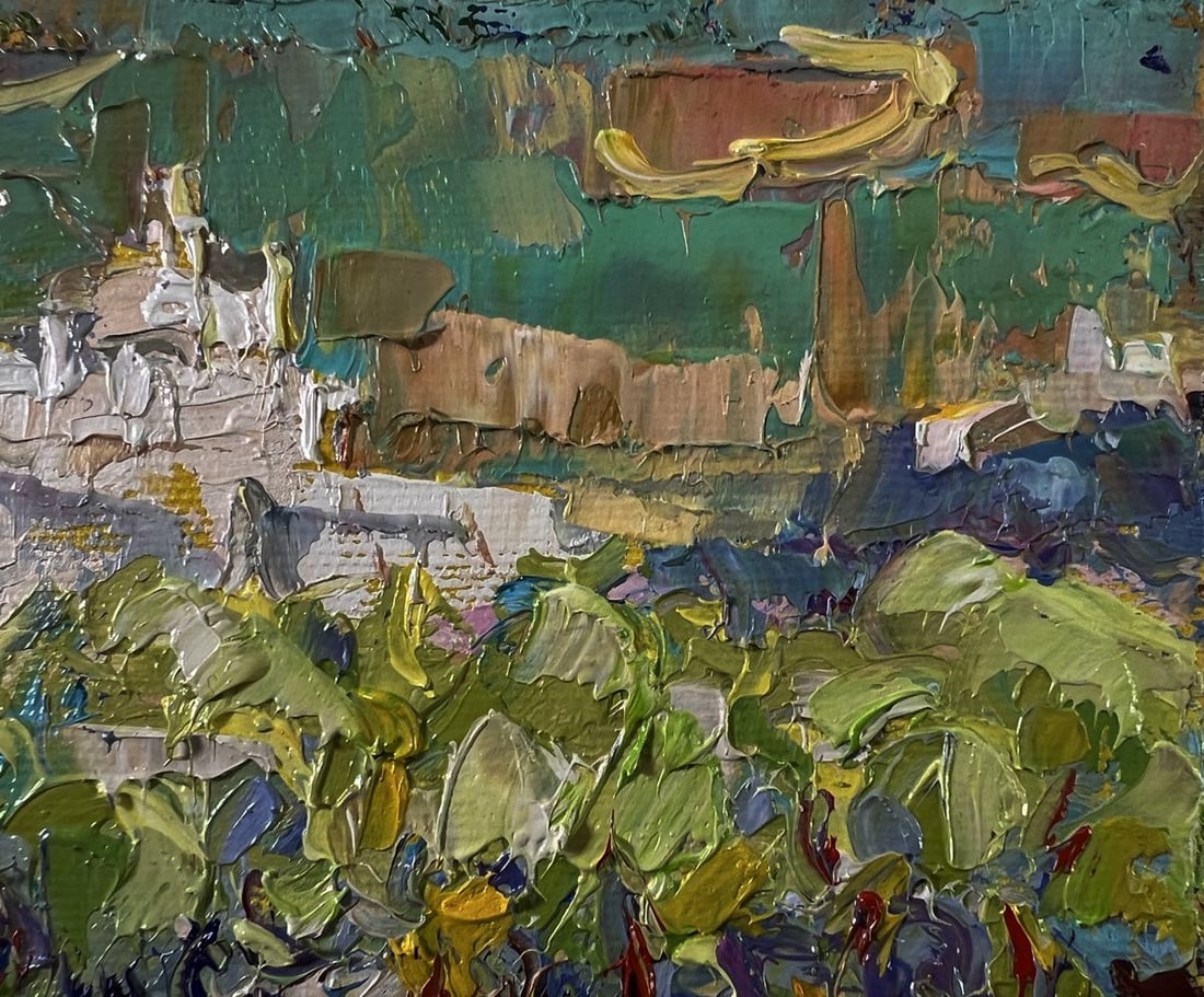 Oil painting Road outside the city Oleksiy Ivanyuk - 4