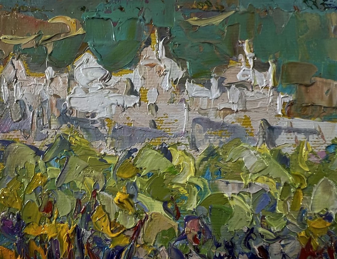 Oil painting Road outside the city Oleksiy Ivanyuk - 7