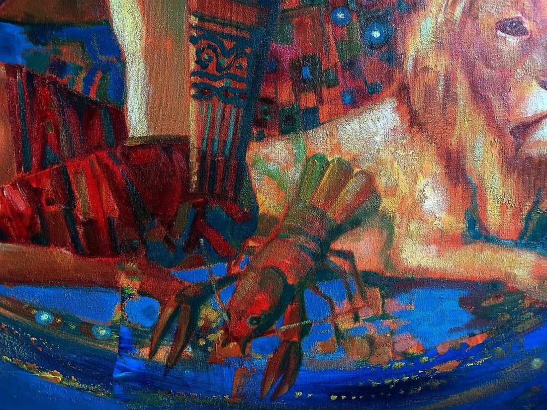 Abstract oil painting Signs of the zodiac Anatoly Tarabanov - 11