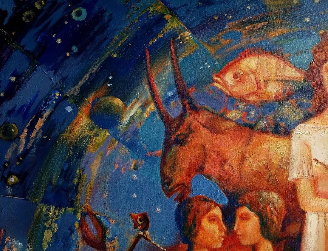 Abstract oil painting Signs of the zodiac Anatoly Tarabanov - 4