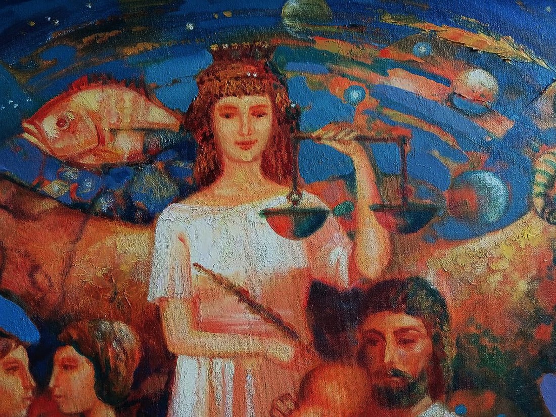 Abstract oil painting Signs of the zodiac Anatoly Tarabanov - 5