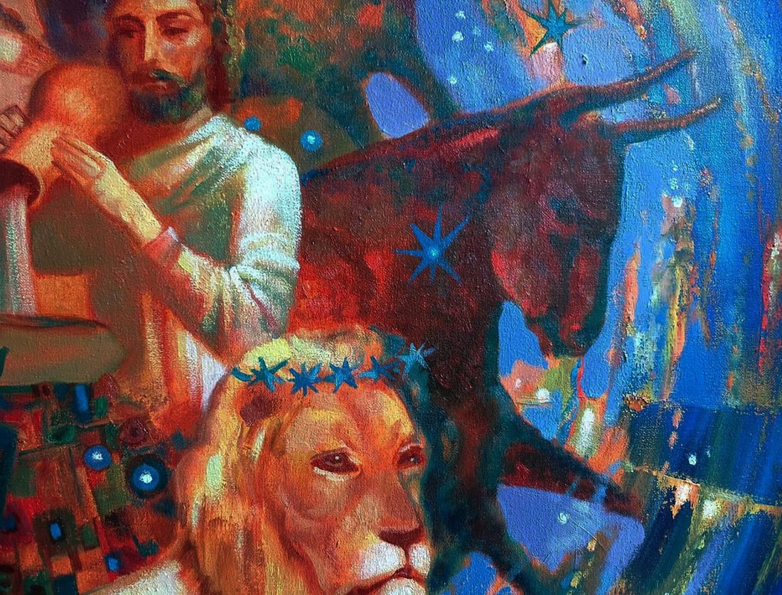 Abstract oil painting Signs of the zodiac Anatoly Tarabanov - 7