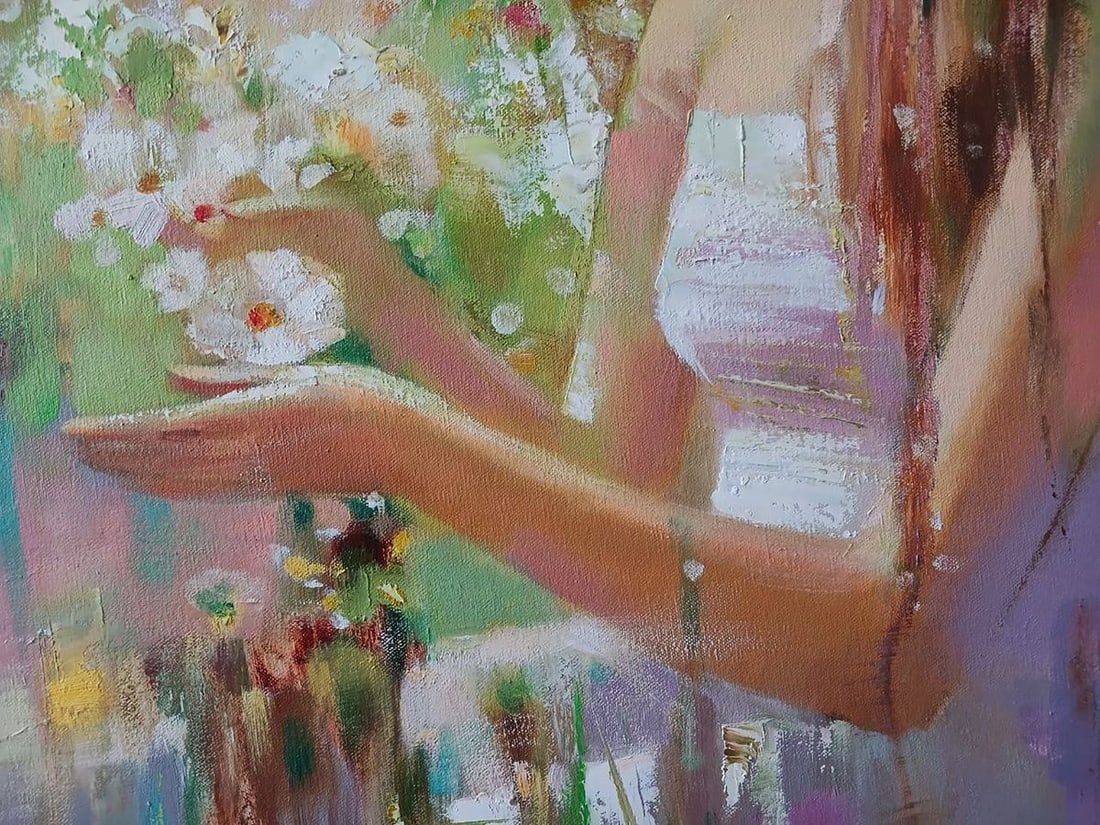 Abstract oil painting Spring Mirage Anatoly Tarabanov - 8