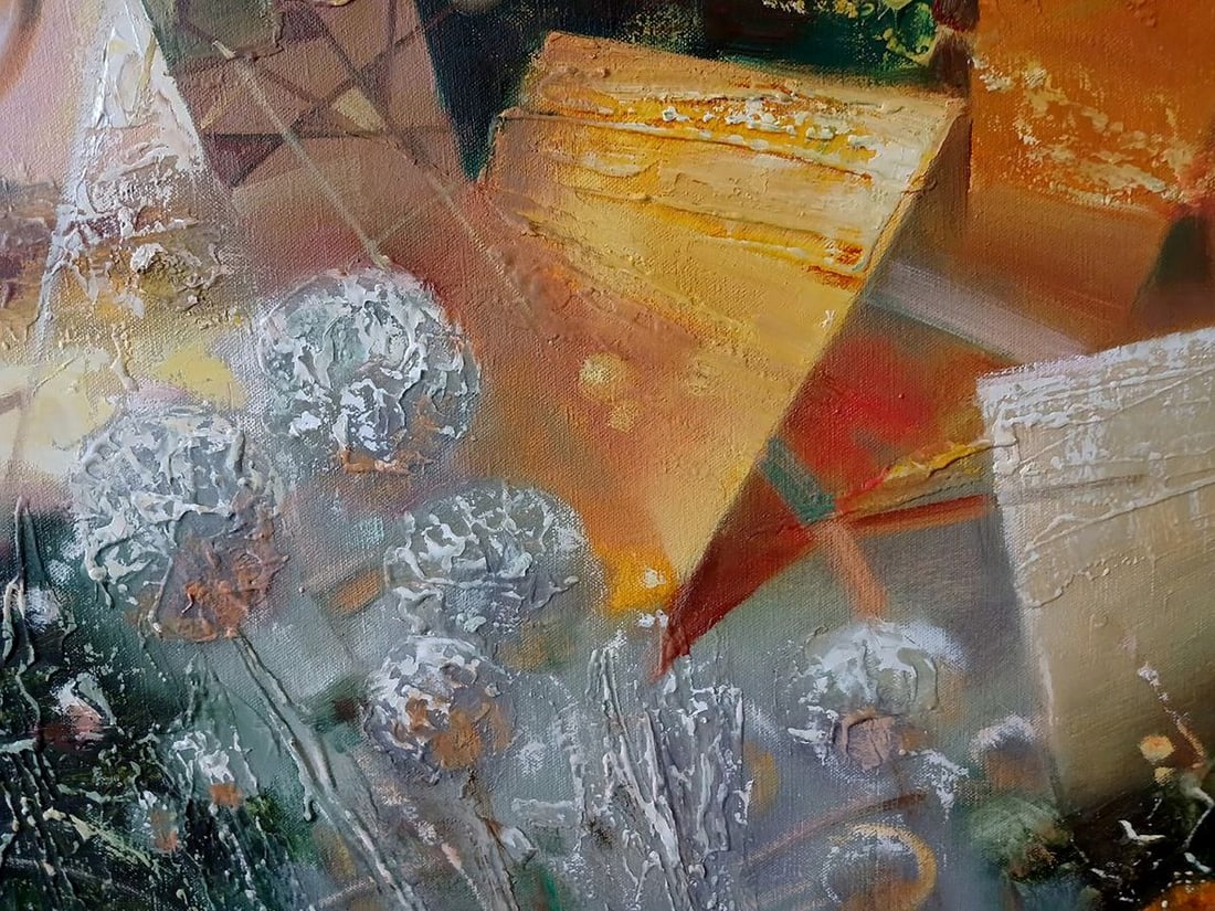 Abstract oil painting Golden day Anatoly Tarabanov - 10