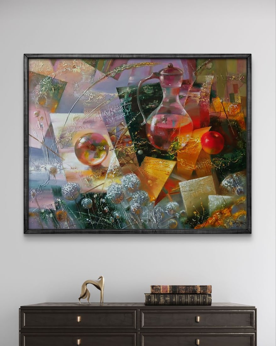 Abstract oil painting Golden day Anatoly Tarabanov - 2