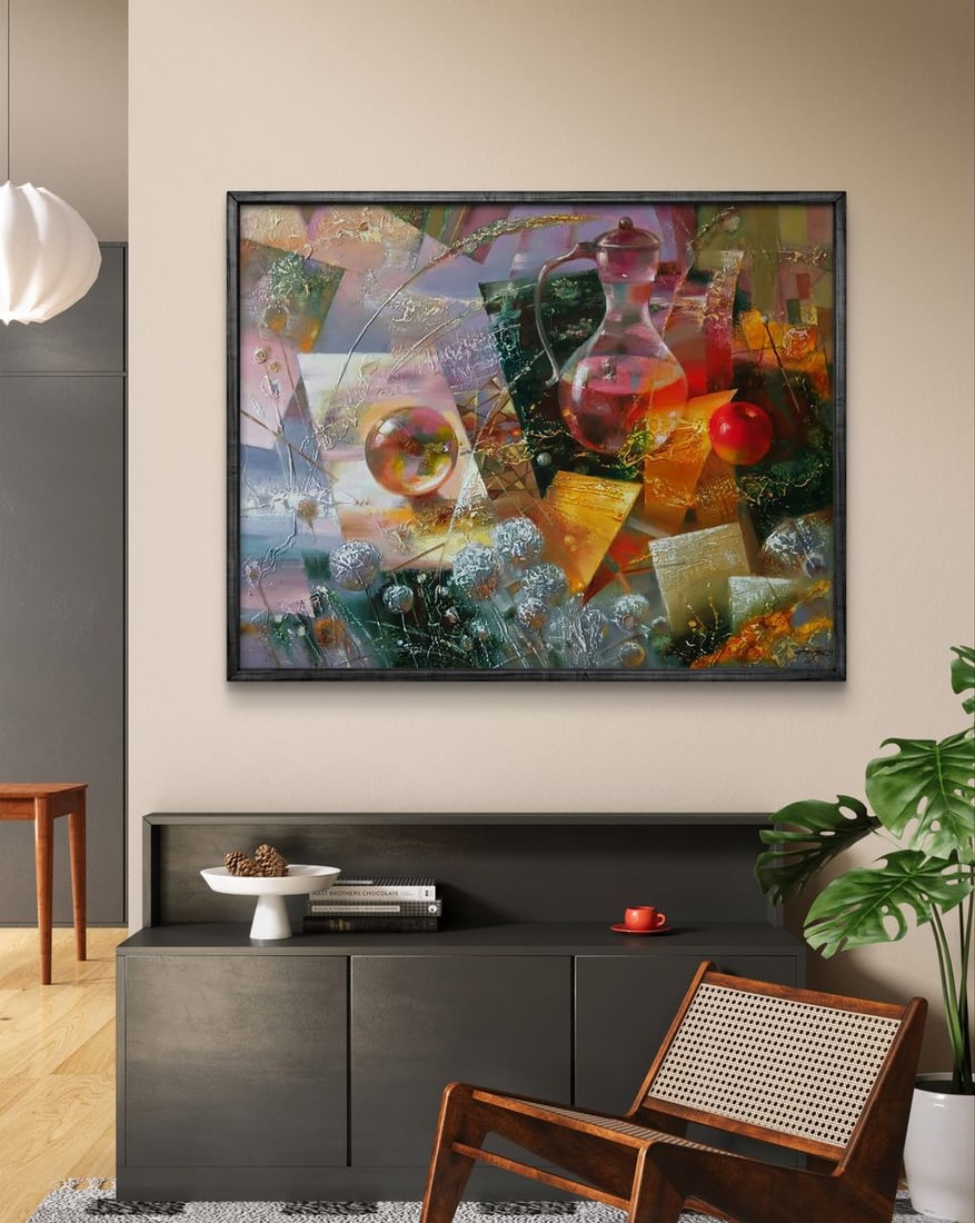 Abstract oil painting Golden day Anatoly Tarabanov - 3