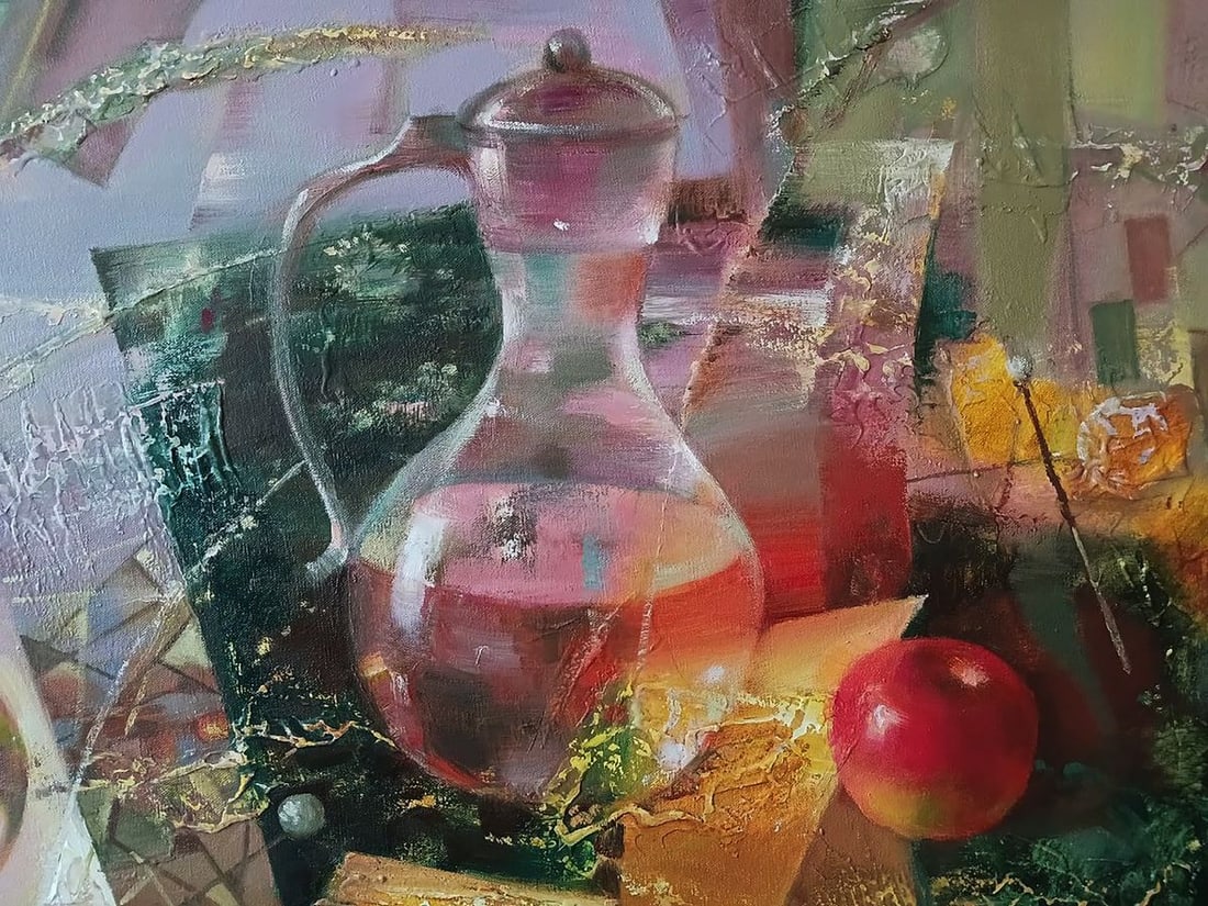 Abstract oil painting Golden day Anatoly Tarabanov - 6