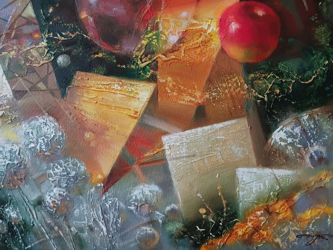 Abstract oil painting Golden day Anatoly Tarabanov - 7