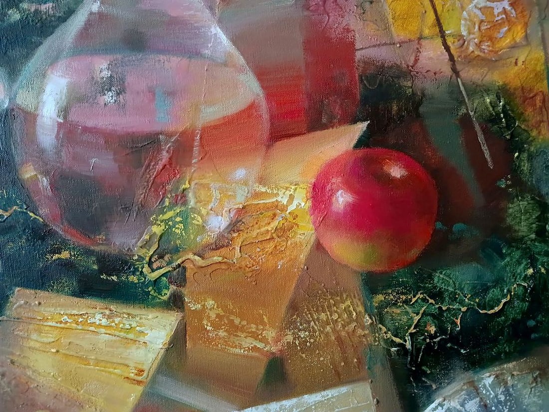 Abstract oil painting Golden day Anatoly Tarabanov - 8