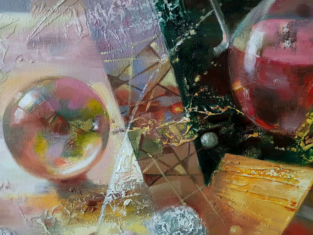 Abstract oil painting Golden day Anatoly Tarabanov - 9