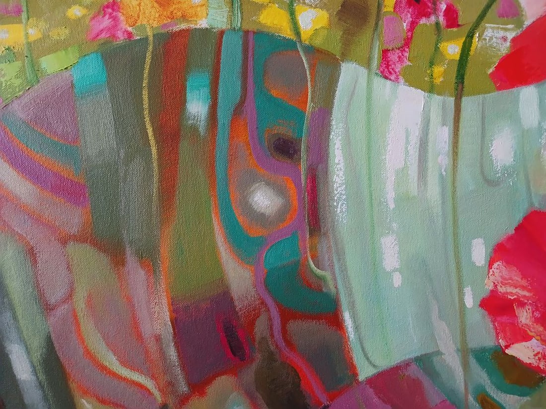 Abstract oil painting Red poppies Anatoly Tarabanov - 10