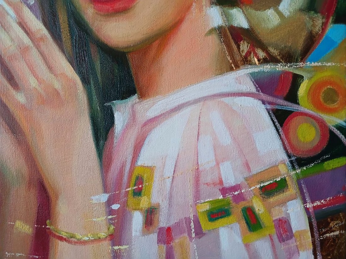 Abstract oil painting Breath of spring Anatoly Tarabanov - 11