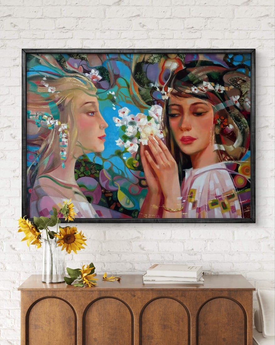 Abstract oil painting Breath of spring Anatoly Tarabanov - 3