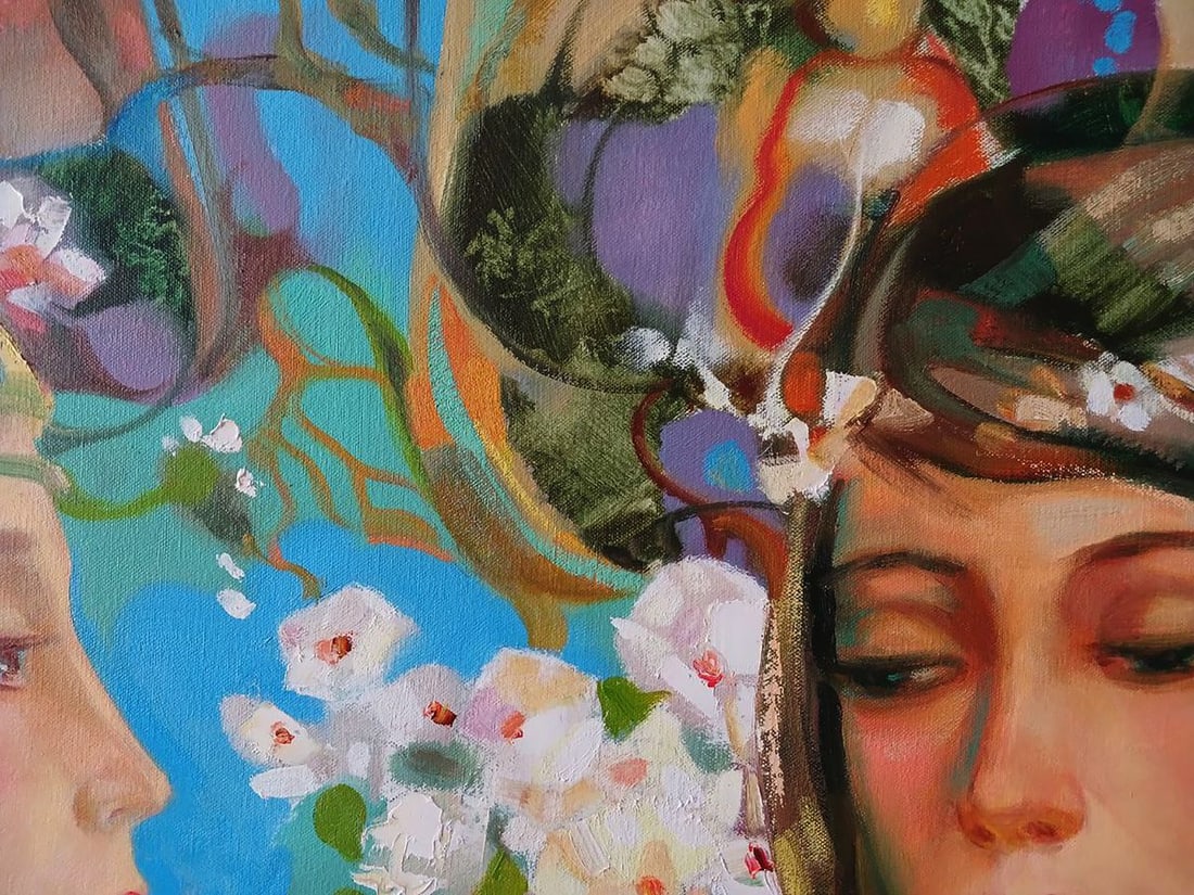 Abstract oil painting Breath of spring Anatoly Tarabanov - 4