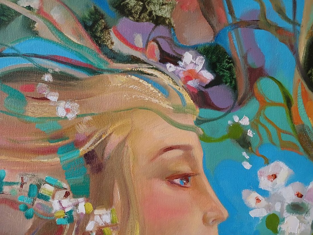 Abstract oil painting Breath of spring Anatoly Tarabanov - 5