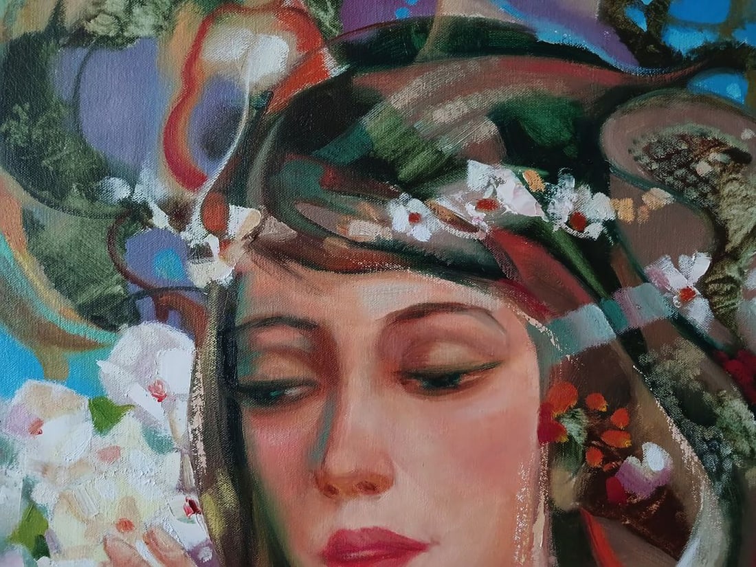 Abstract oil painting Breath of spring Anatoly Tarabanov - 6