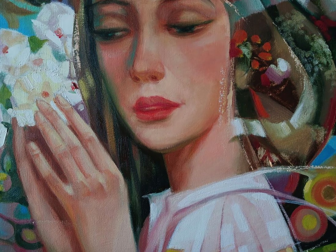 Abstract oil painting Breath of spring Anatoly Tarabanov - 7