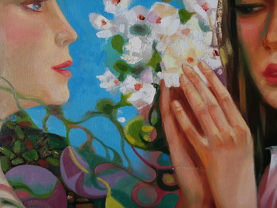 Abstract oil painting Breath of spring Anatoly Tarabanov - 8