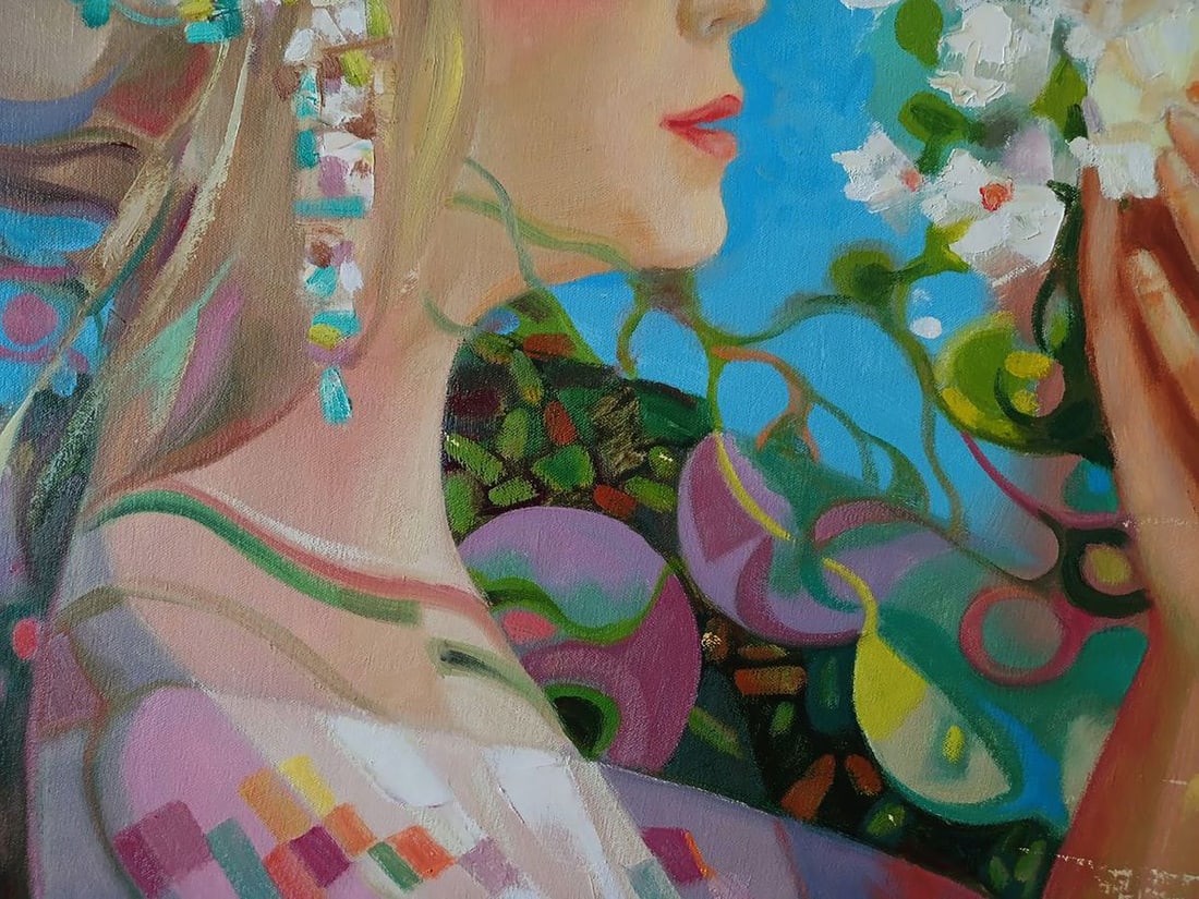 Abstract oil painting Breath of spring Anatoly Tarabanov - 9