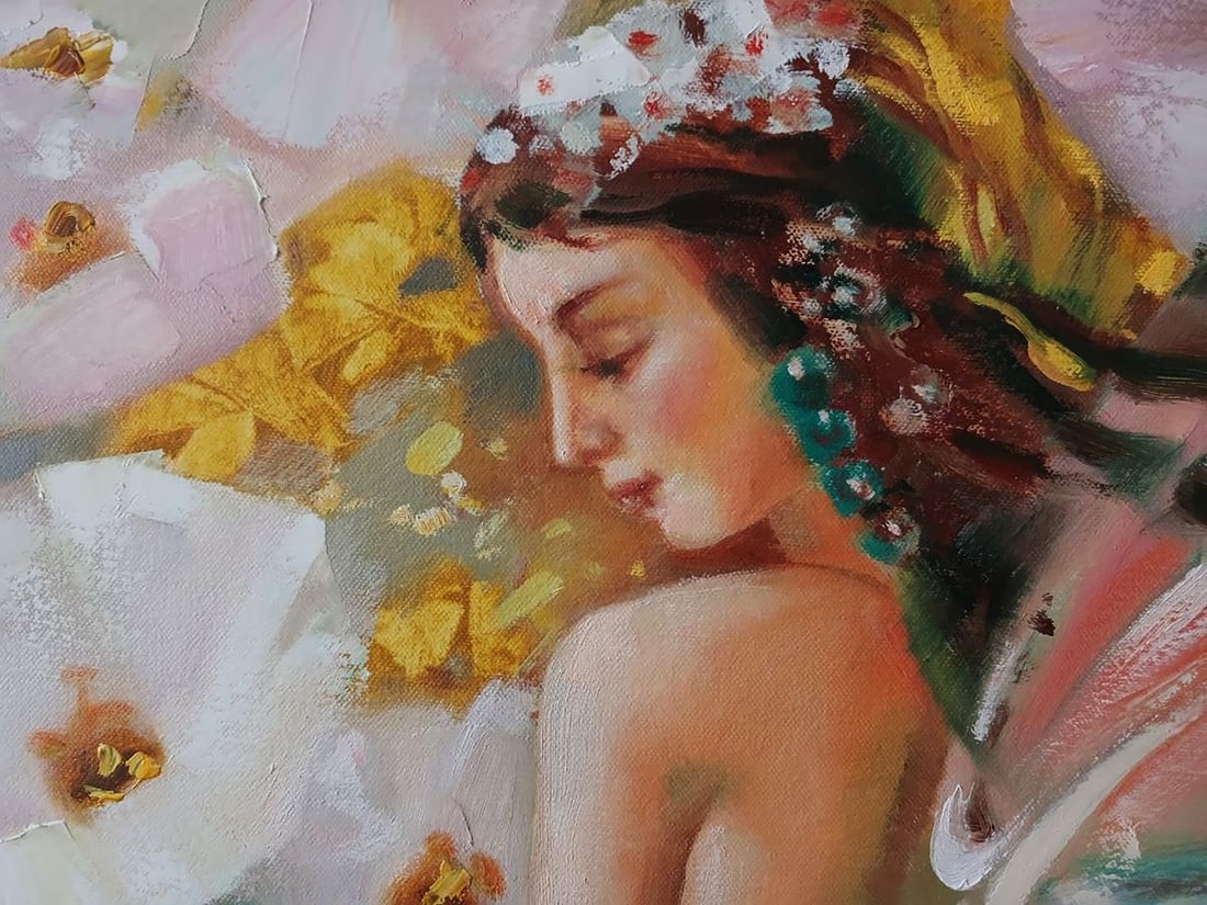 Abstract oil painting Spring flowers Anatoly Tarabanov - 10